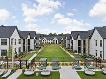 Green lawn view